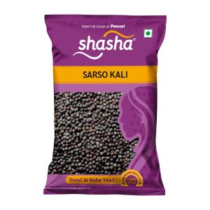 SHASHA WHOLE SARSO KALI - 100G
